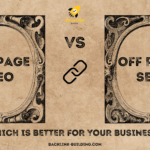 On page SEO vs Off page SEO