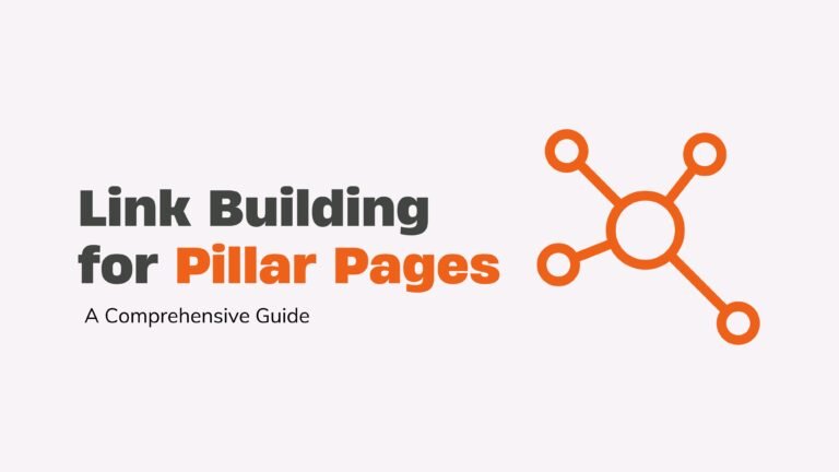 Link building for pillar pages