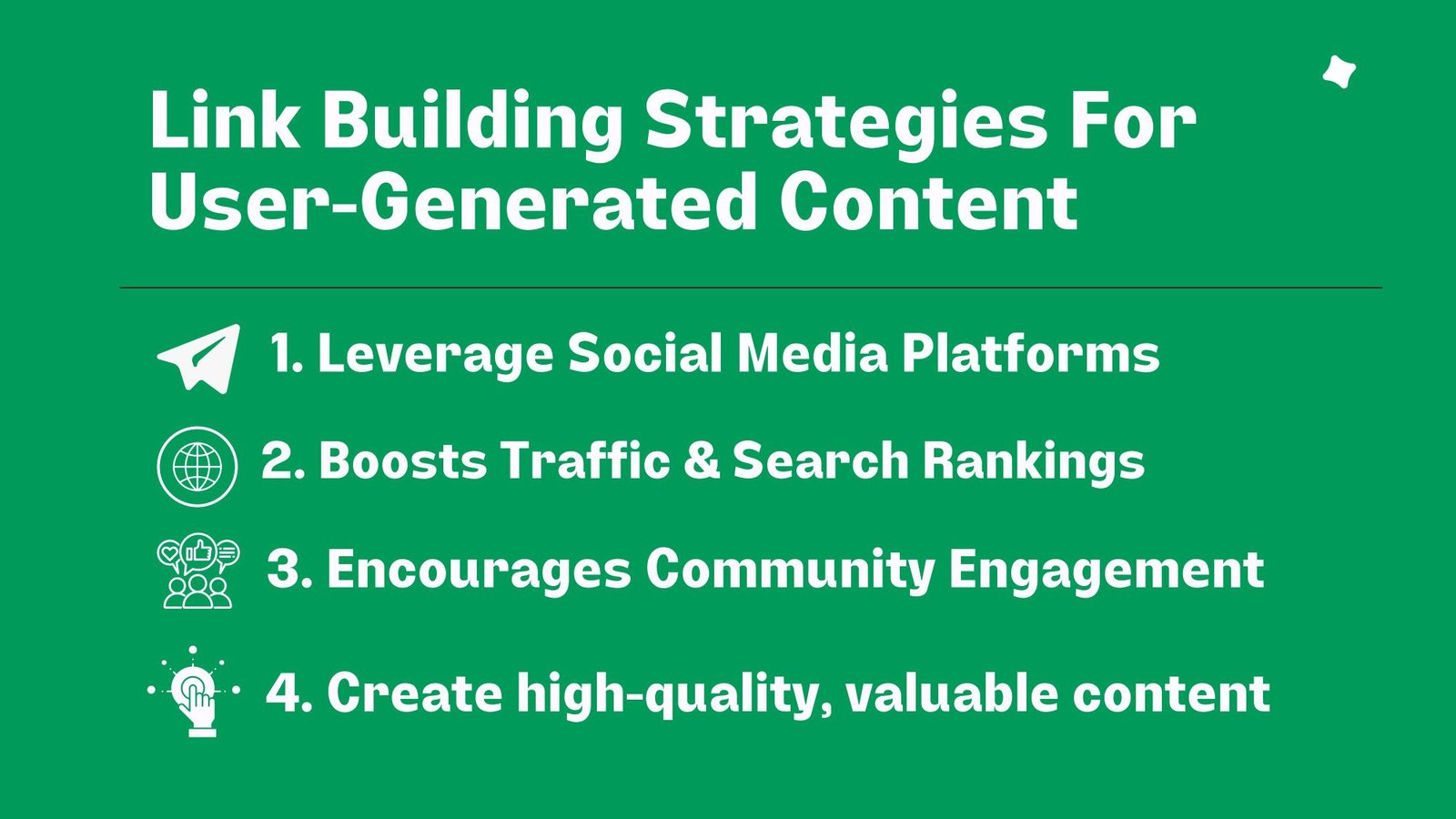 Link Building For User-Generated Content